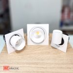 Spot LED BZ Lighting 8W 12w 20w orientable 3000K aluminium blanc C01018B