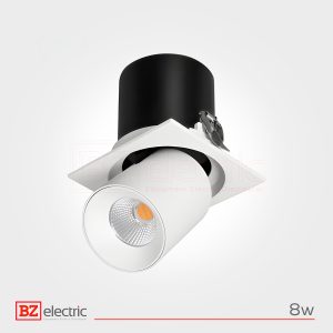 Spot LED BZ Lighting 8W orientable 3000K aluminium blanc C01018B-1