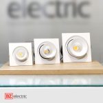 Spot LED BZ Lighting 8W 12w 20w orientable 3000K aluminium blanc C01018B