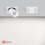 Spot LED BZ Lighting 8W 12w 20w orientable 3000K aluminium blanc C01018B